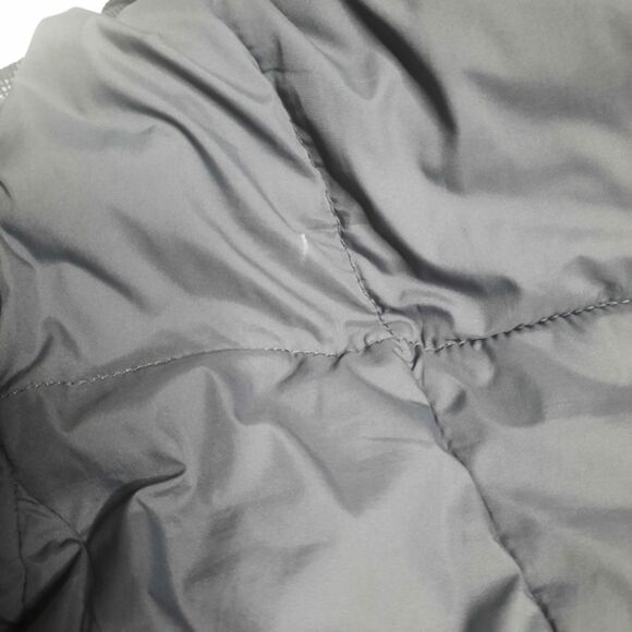 a.n.a Faux Fur Trimmed Puffer Coat Gray Size Medium - Picture 10 of 10